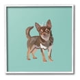 thumbnail image 1 of Stupell Industries Chihuahua with Crown Animals & Insects Painting White Framed Art Print Wall Art, 24 x 24, 1 of 9