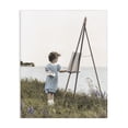 thumbnail image 1 of Stupell Industries Cottage Child on Easel Canvas Art, 24 x 30, by Kendra Dew, 1 of 8