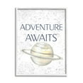 thumbnail image 1 of Stupell Industries Children's Adventure Awaits Phrase Saturn Ringed Planet, 16 x 20,Design by Reesa Qualia, 1 of 7