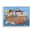 thumbnail image 1 of Stupell Industries Children's Animals of Noah's Arc Illustration Wildlife Pairs, 14 x 11,Design by Carla Daly, 1 of 5