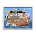 thumbnail image 1 of Stupell Industries Children's Animals of Noah's Arc Illustration Wildlife Pairs, 30 x 24,Design by Carla Daly, 1 of 5