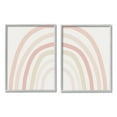 thumbnail image 1 of Stupell Industries Children's Soft Pastel Rainbow Shape Pink Beige Arches, 24 x 30, Design by Leah Staatsma, 1 of 7