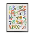 thumbnail image 1 of Stupell Industries Children's Whimsical Alphabet Chart Insects Garden Nature, 24 x 30,Design by Lisa Perry Whitebutton, 1 of 7