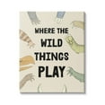 thumbnail image 1 of Stupell Industries Children's Wild Things Play Phrase Monster Hands Claws, 24 x 30, Design by Daphne Polselli, 1 of 5