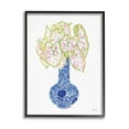 thumbnail image 1 of Stupell Industries Chinese Caladium Ginger House Plant Tall Neck Vase,11 x 14, Design by Stellar Design Studio, 1 of 5