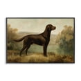 thumbnail image 1 of Stupell Industries Rustic Lodge Chocolate Brown Labrador Black Framed Giclee Art, 24 x 16, by Petals Prints Design, 1 of 8