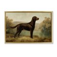 thumbnail image 1 of Stupell Industries Rustic Lodge Chocolate Brown Labrador Gold Floating Frame Canvas Art, 25 x 17, by Petals Prints Design, 1 of 8