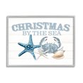 thumbnail image 1 of Stupell Industries Christmas By The Sea Nautical Graphic Art Gray Framed Art Print Wall Art, Design by Kim Allen, 1 of 7
