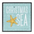 thumbnail image 1 of Stupell Industries Traditional Christmas By The Sea Turquoise Black Framed Giclee Art, 24 x 24, by Stephanie Workman Marrott, 1 of 7