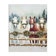 thumbnail image 1 of Stupell Industries Farmhouse Christmas Horses with Holly Wreaths Canvas Art, 16 x 20, by The Prints Vibe, 1 of 8
