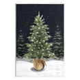 thumbnail image 1 of Stupell Industries Christmas Tree Snow Scene Holiday Painting Unframed Art Print Wall Art, 13 x 19, 1 of 7