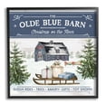 thumbnail image 1 of Stupell Industries Christmas on Farm Phrase Holiday Painting Black Framed Art Print Wall Art, 24 x 24, 1 of 9