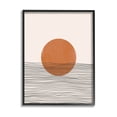 thumbnail image 1 of Stupell Industries Circle Shape Layered Stripes Lines Graphic Art Black Framed Art Print Wall Art, Design by JJ Design House LLC, 1 of 8