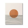 thumbnail image 1 of Stupell Industries Circle Shape Layered Stripes Lines Graphic Art Gallery Wrapped Canvas Print Wall Art, Design by JJ Design House LLC, 1 of 7