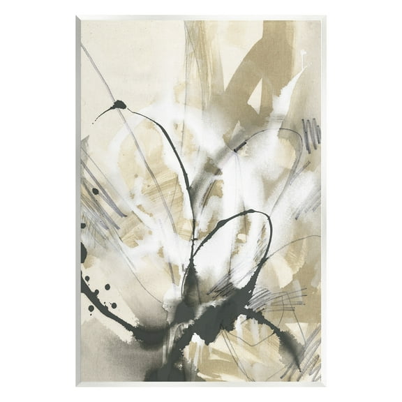 Stupell Industries Circular Complex Abstract Abstract Painting Unframed Art Print Wall Art, 10 x 15