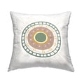 thumbnail image 1 of Stupell Industries Circular Green Medallion Pattern Square Decorative Printed Throw Pillow, 18 x 18,, 1 of 4