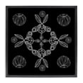 thumbnail image 1 of Stupell Industries Eclectic Circular Symmetry Elementals Black Floating Frame Canvas Art, 18 x 18, by El Perkin, 1 of 8