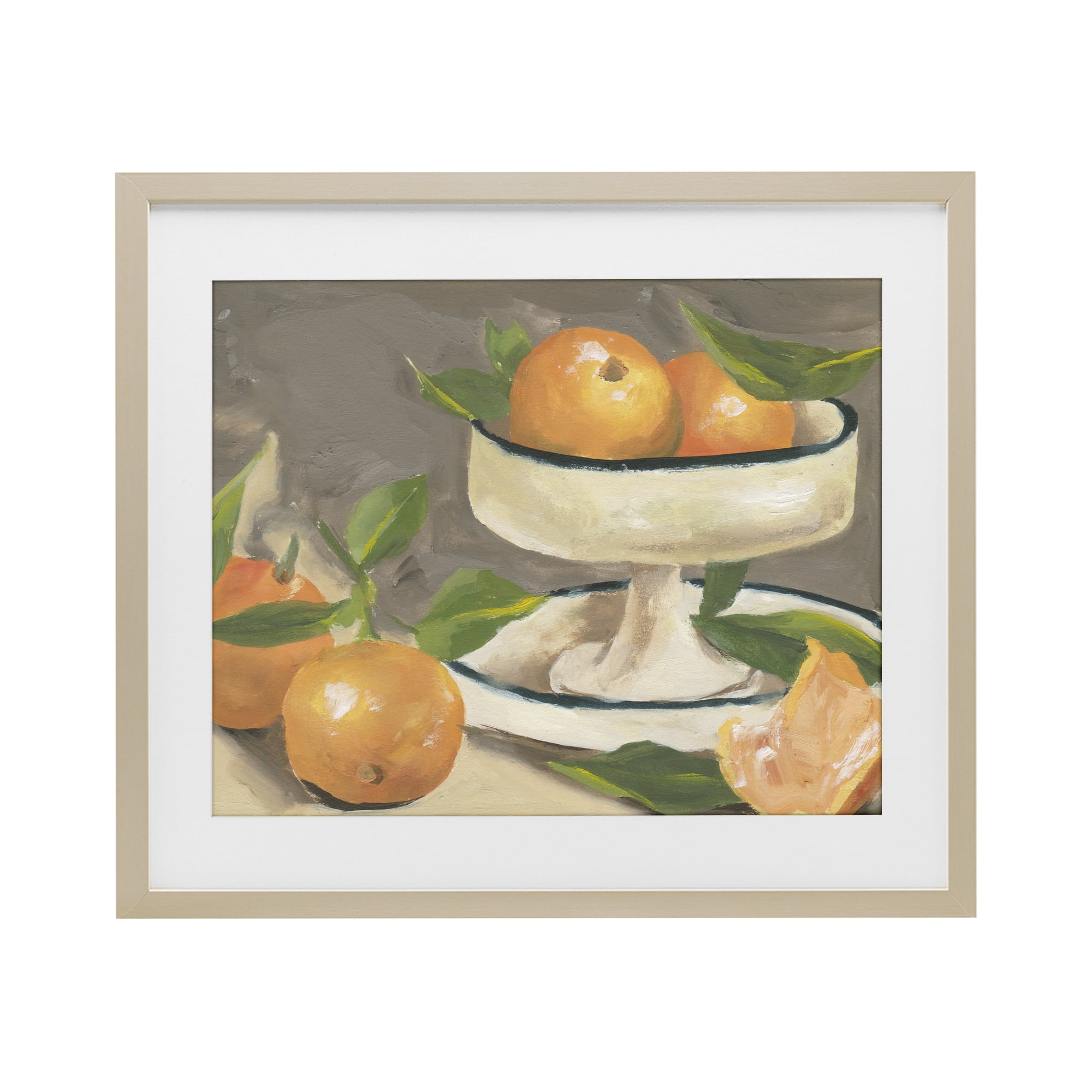 Stupell Industries Citrus In Stillness Birch Framed Print Under Glass, design by Melissa Wang