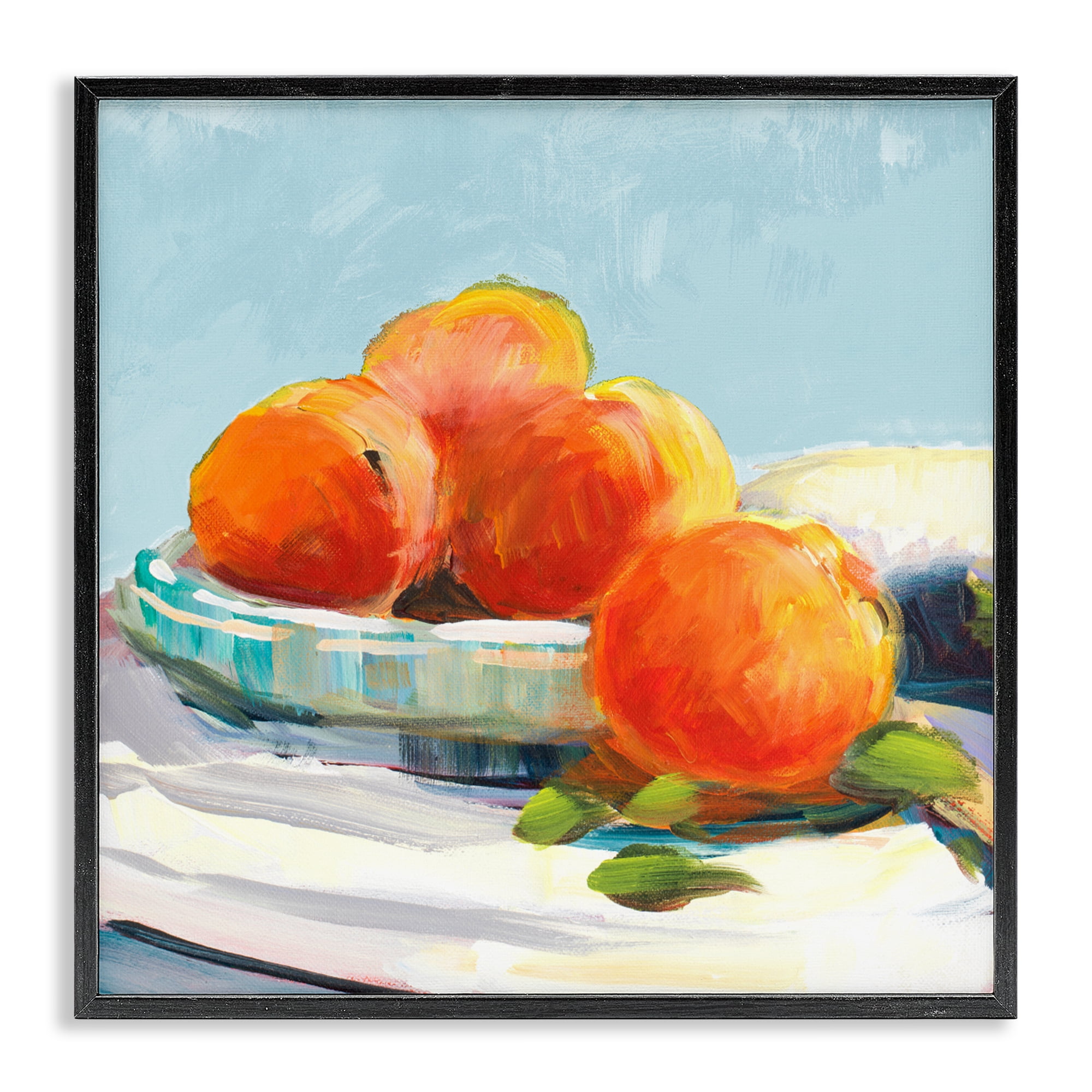 Stupell Industries Citrus Plantation Still Life Black Framed Giclee Art, design by Jane Slivka