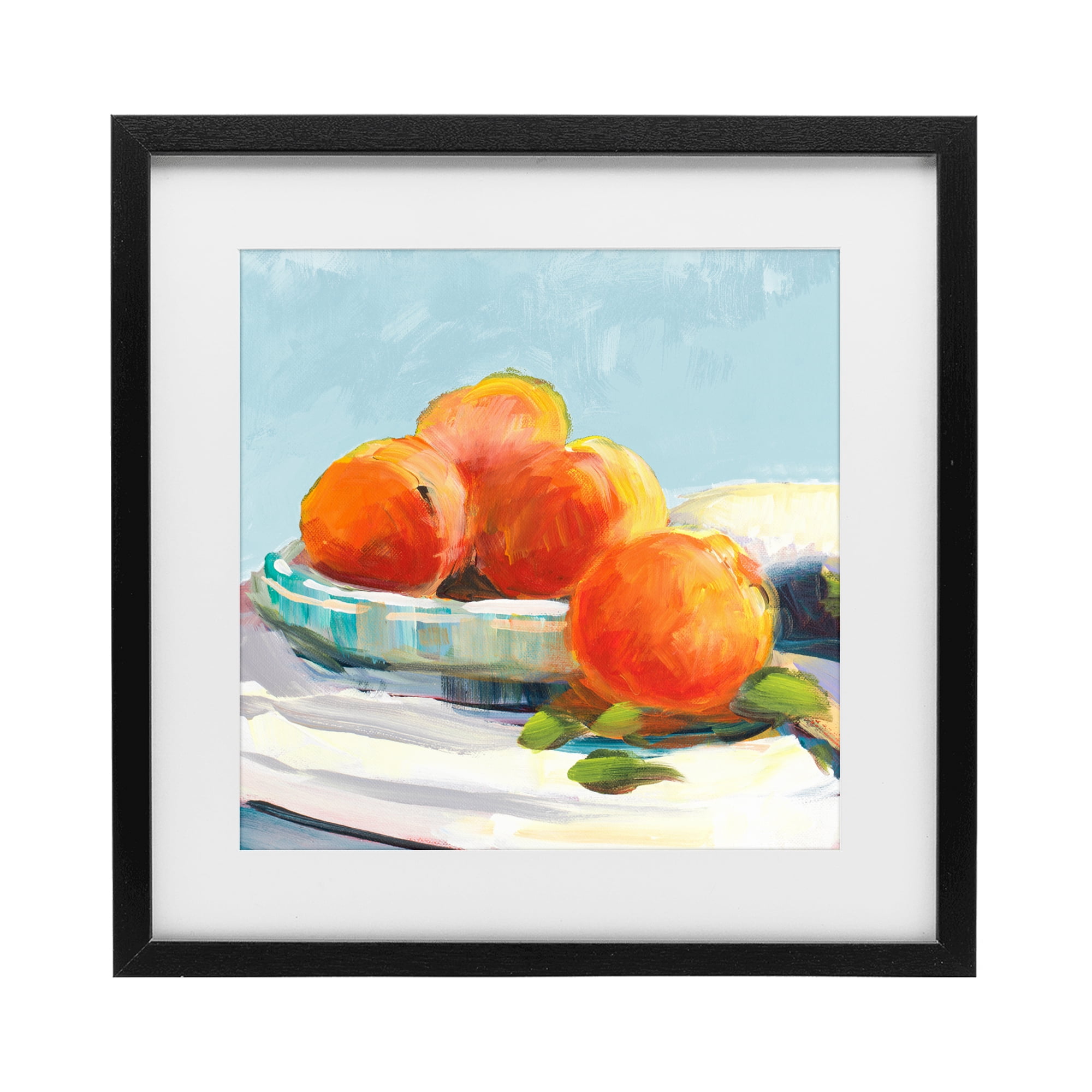 Stupell Industries Citrus Plantation Still Life Black Framed Print Under Glass, design by Jane Slivka