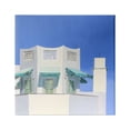 thumbnail image 1 of Stupell Industries City Architecture on Blue Travel & Places Painting Gallery Wrapped Canvas Art Print Wall Art, 36 x 36, 1 of 8