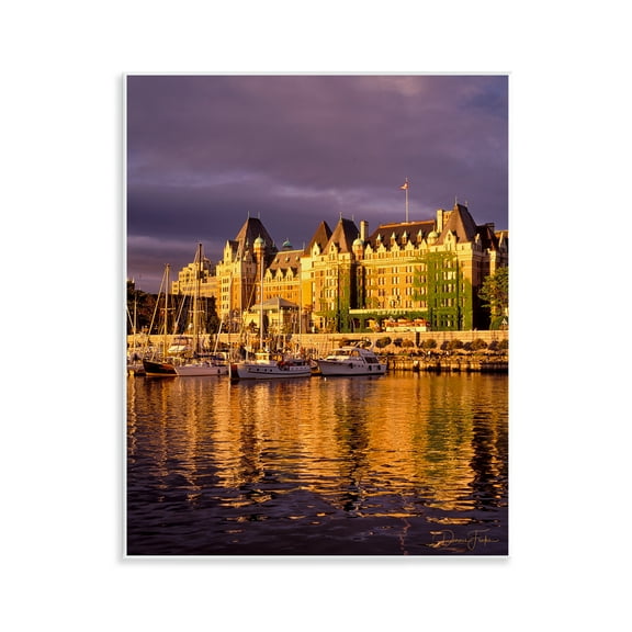 Stupell Industries City Boat Harbor Town & City Photography Unframed Art Print Wall Art, 11 x 14