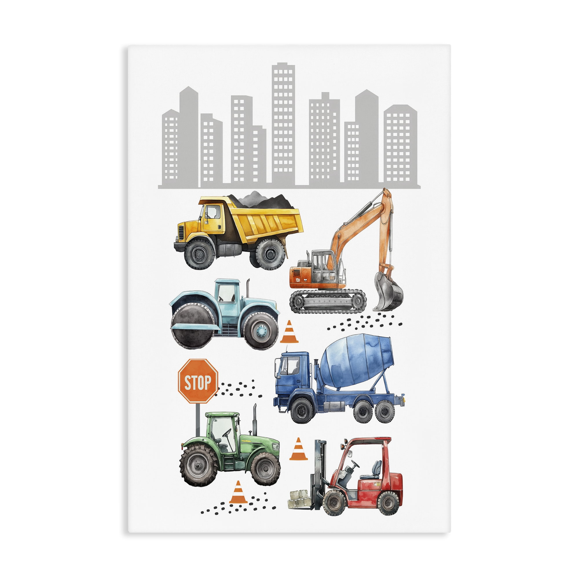 Stupell Industries City Keeps Moving Canvas Wall Art, design by Christine Simpson Art