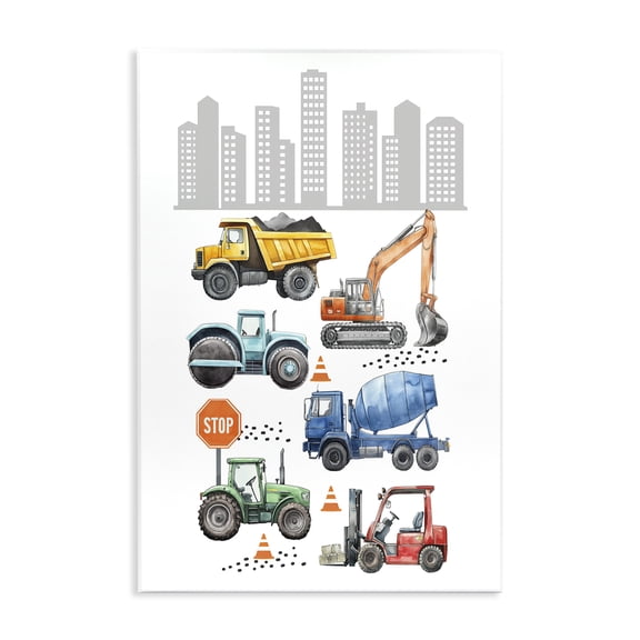 Stupell Industries City Keeps Moving Wall Plaque Art, design by Christine Simpson Art