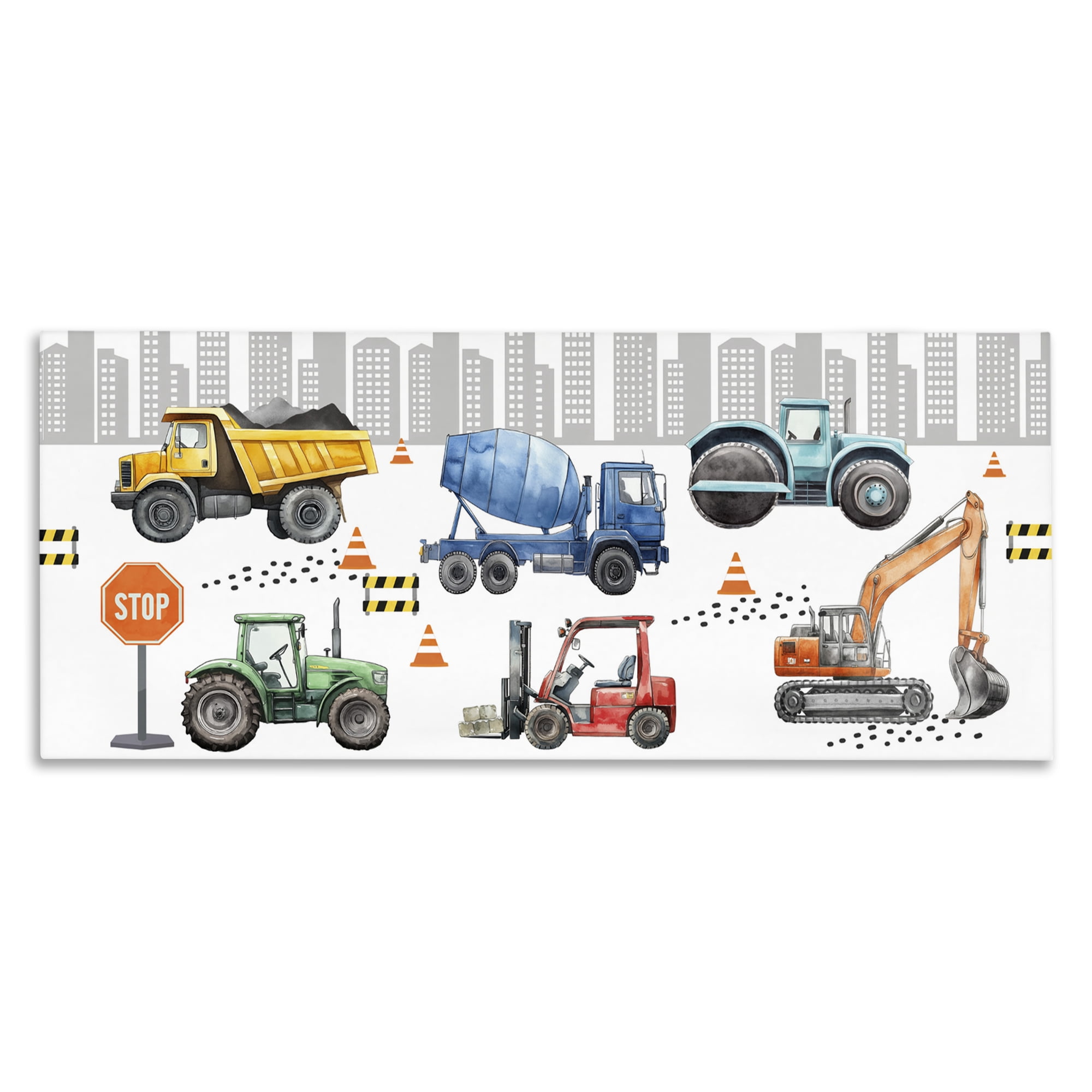 Stupell Industries City Keeps On Moving Canvas Wall Art, design by Christine Simpson Art