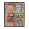 thumbnail image 1 of Stupell Industries Modern Cityscape Fire Escape Black Framed Giclee Art, 11 x 14, by Ethan Harper, 1 of 7