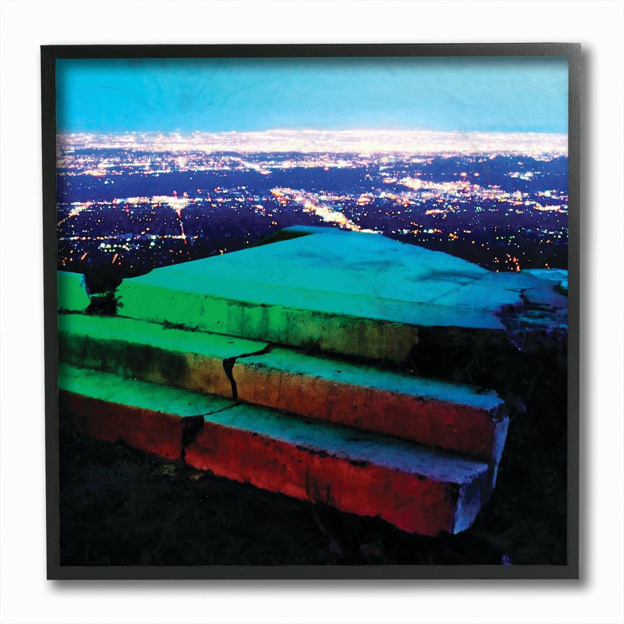 Stupell Industries Cityscape Steps Abstract Photograph Framed Wall Art by Joseph Elliott