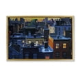 thumbnail image 1 of Stupell Industries Cityscape with Distant Monster Cityscapes Painting Gold Floater Framed Canvas Art Print Wall Art, 25 x 17, 1 of 9