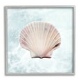 thumbnail image 1 of Stupell Industries Clam Shell Sea Water Graphic Art Gray Framed Art Print Wall Art, Design by Marcus Prime, 1 of 8