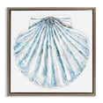 thumbnail image 1 of Stupell Industries Shabby Chic Clam Shell on White Brown Floating Frame Canvas Art, 25 x 25, by Christine Zalewski, 1 of 8