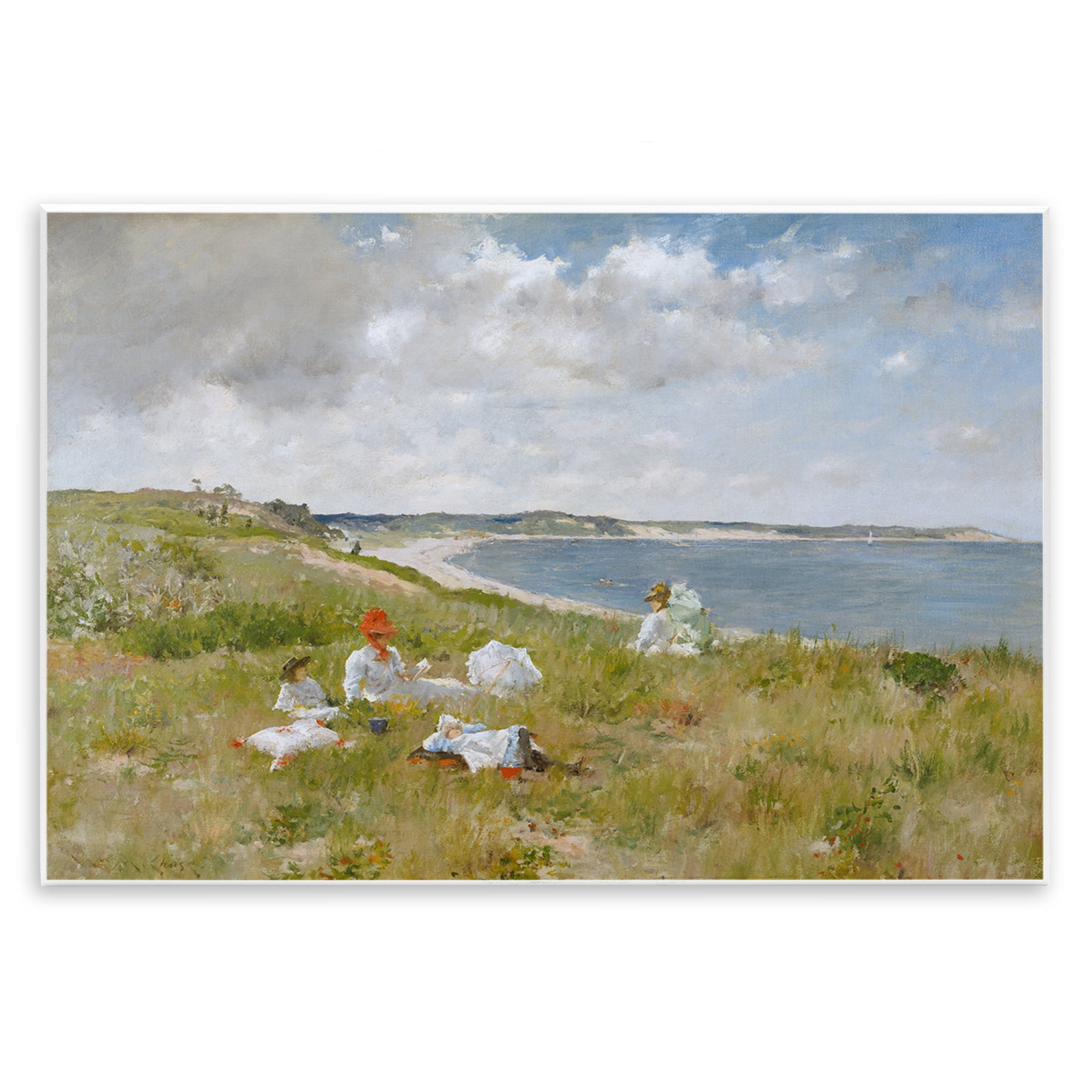 Stupell Industries Clasical Idle Hours Painting Landscape & Nature Painting Unframed Art Print Wall Art, 15 x 10