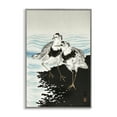 thumbnail image 1 of Stupell Industries Classic Beach Birds Animals Painting Gray Framed Art Print Wall Art, 16 x 24, 1 of 2