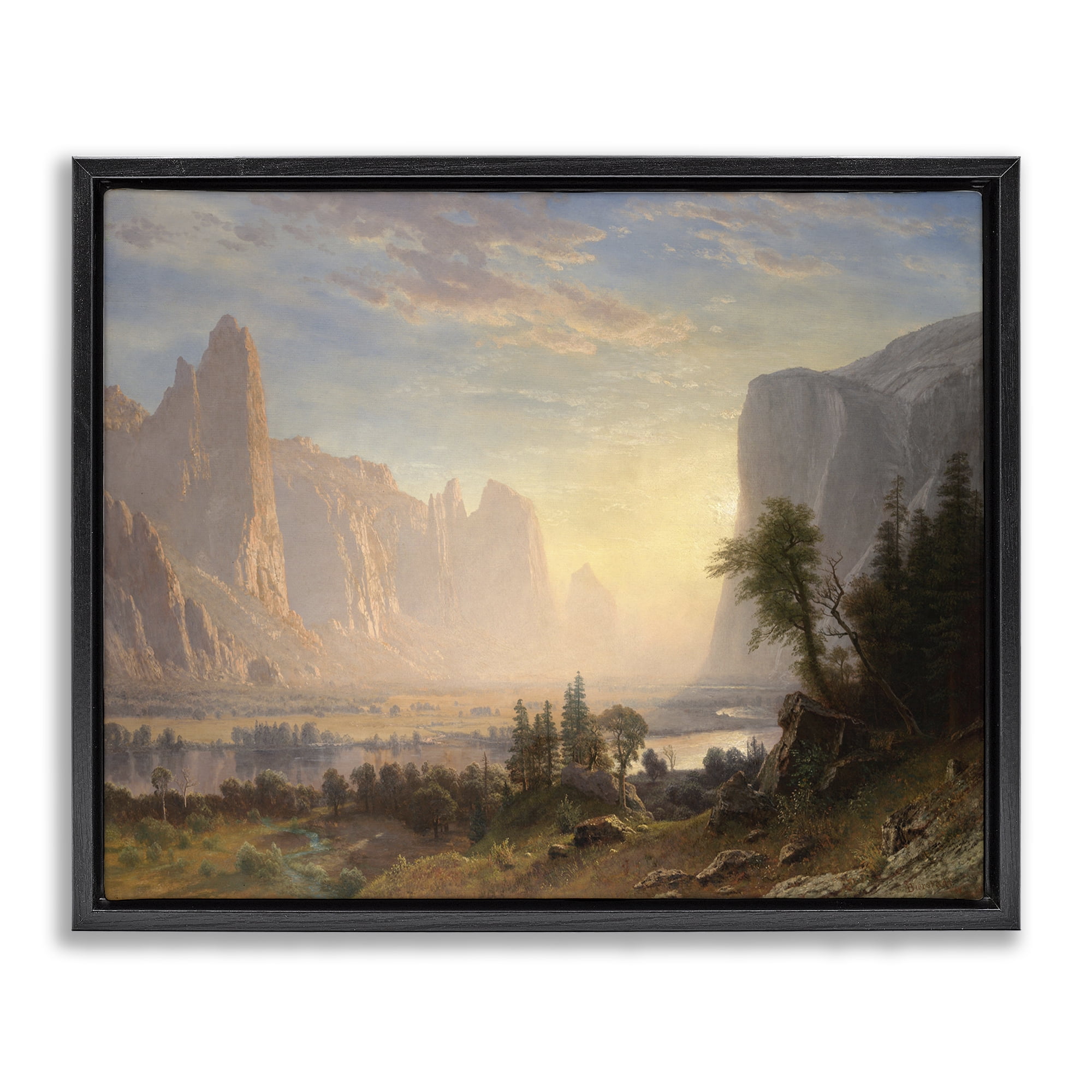 ビエルスター作　ヨセミテの谷 Stupell Industries Classic Bierstadt Valley of Yosemite Landscape