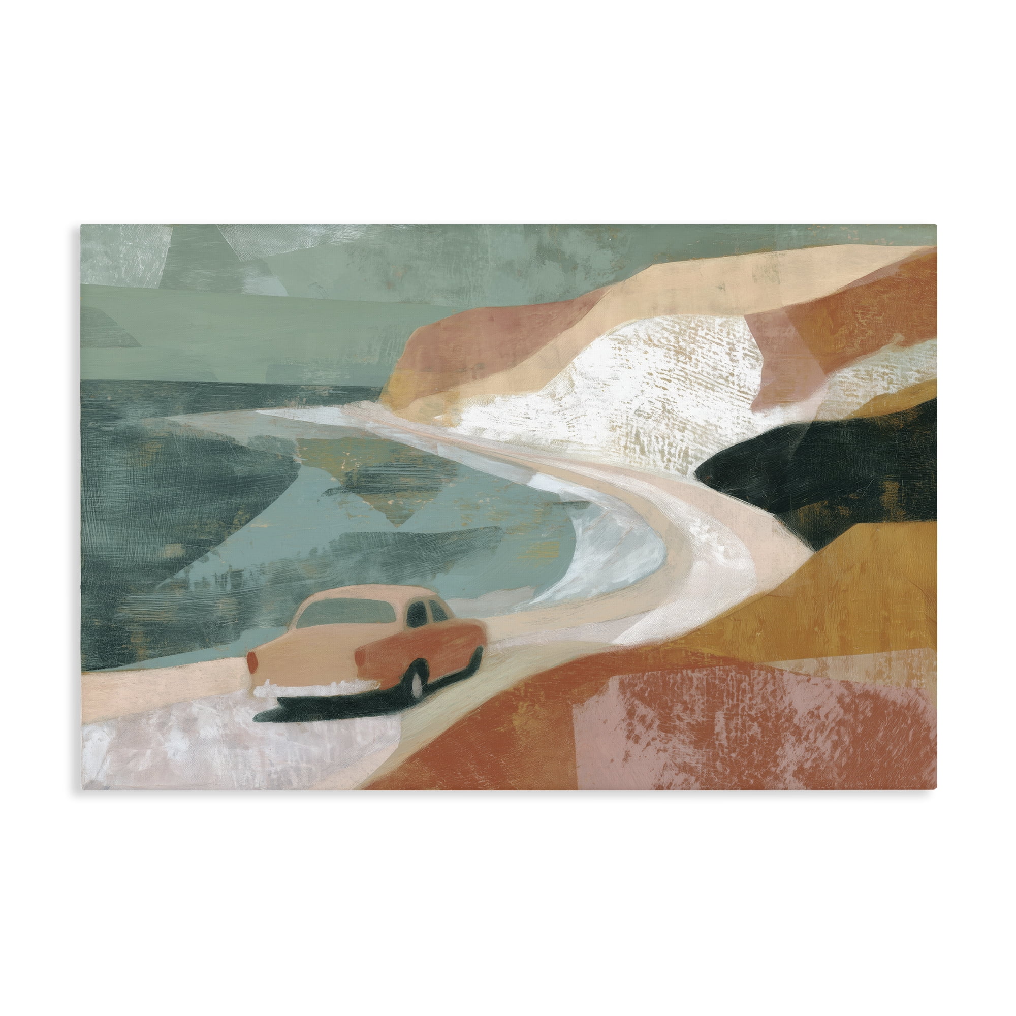 Stupell Industries Classic Car on Coastal Highway Canvas Wall Art, design by Chromatic Storm Studio