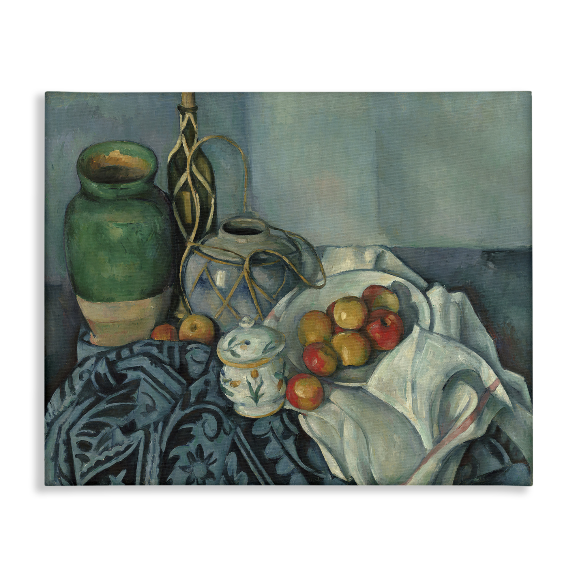 Stupell Industries Classic Cezanne Apples Still Life Food & Beverage Painting Wrapped Canvas Art Print Wall Art, 40 x 30