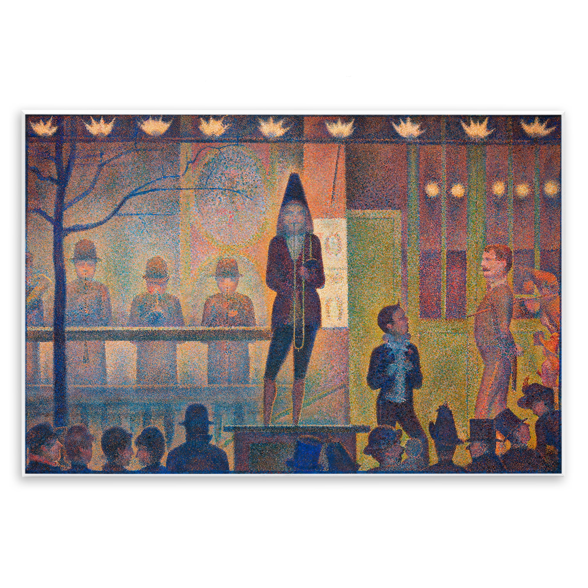 Stupell Industries Classic Circus Sideshow People Painting Unframed Art Print Wall Art, 19 x 13