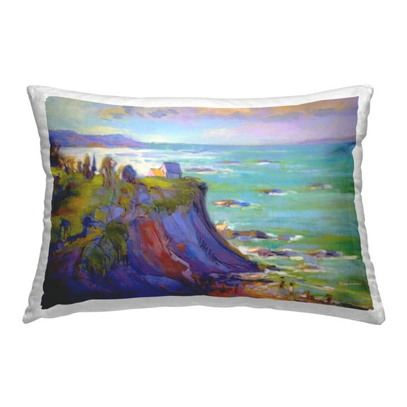 Stupell Industries Classic Cliff View Decorative Printed Throw Pillow Design by Dorothy Fagan .
