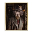 thumbnail image 1 of Stupell Industries Victorian Classic Dog in Suit Gold Floating Frame Canvas Art, 25 x 31, by Karen Burke, 1 of 8