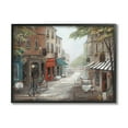 thumbnail image 1 of Stupell Industries Classic European Urban Street Vintage Bistro Architecture, 14 x 11, Design by Ruane Manning, 1 of 7
