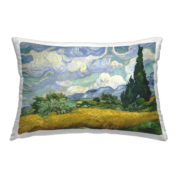 Stupell Industries Classic Farmland Pasture Decorative Printed Throw Pillow Design by Vincent Van Gogh