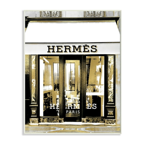 Stupell Industries Classic Fashion Storefront Glam European Architecture Beauty & Fashion Painting Unframed Art Print Wall Art, 13 x 19