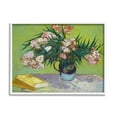 thumbnail image 1 of Stupell Industries Classic Flowers & Books Botanical & Floral Painting White Framed Art Print Wall Art, 14 x 11, 1 of 9