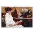 thumbnail image 1 of Stupell Industries Classic Girl Reading Novelty Painting Unframed Art Print Wall Art, 15 x 10, 1 of 8