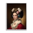 thumbnail image 1 of Stupell Industries Classic Girl Wearing Headphones Beauty & Fashion Painting Gray Framed Art Print Wall Art, 11 x 14, 1 of 8