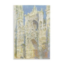 Stupell Industries Classic Monet Cathedral Façade Buildings & Architecture Painting Unframed Art Print Wall Art, 10 x 15