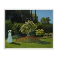 thumbnail image 1 of Stupell Industries Classic Monet Lady in Garden Landscape & Nature Painting White Framed Art Print Wall Art, 14 x 11, 1 of 2